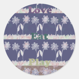 Sticker Rond Love Bleu Baby shower couleurs.png