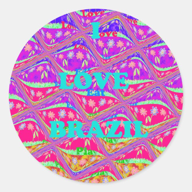 Sticker Rond Love Brazil.png (Devant)