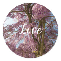 Sticker rond Love Classic