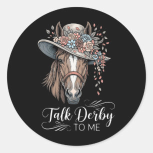 Sticker Rond Love Debry Ride Cheval Cadeaux Femmes Riding Chemi