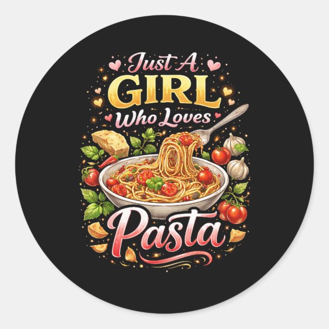 Sticker Rond Love in Every Bite (Devant)
