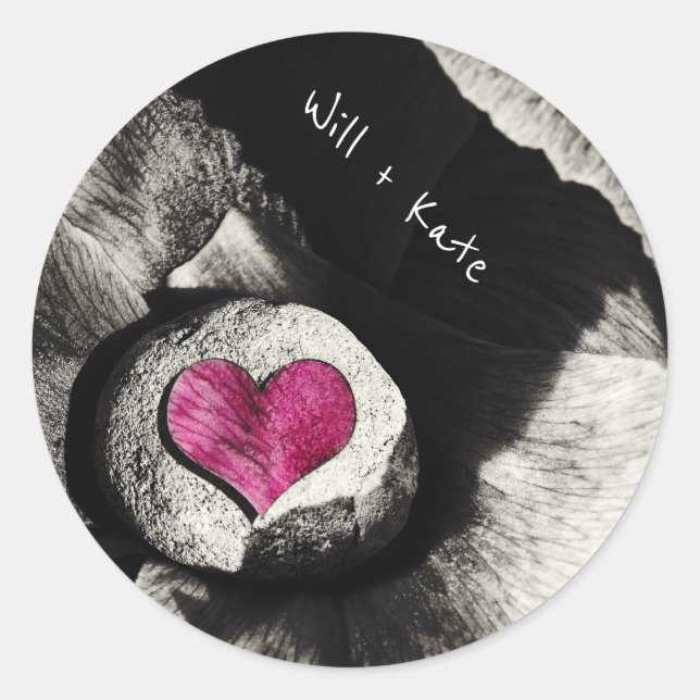 Sticker Rond Love Names & Hearth of Stone (Ensemble + Pour touj (Devant)