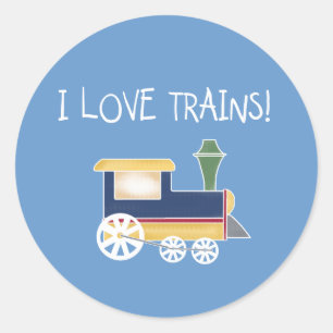 STICKER ROND LOVE TRAINS