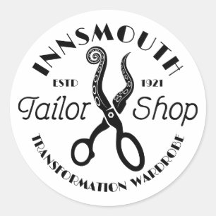 Sticker Rond Lovecraft Tailor Innsmouth