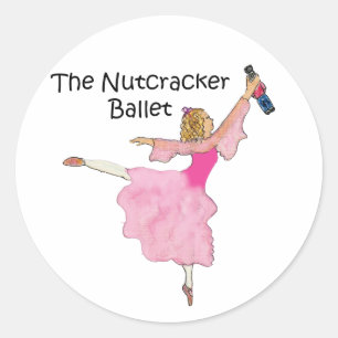 Sticker Rond Lovely Clara et son Nutcracker