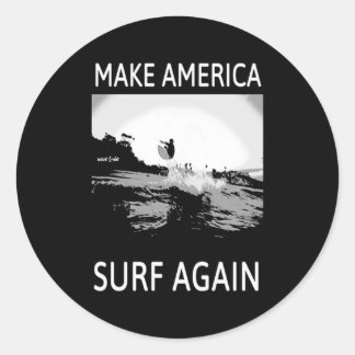 Sticker Rond Lover Sulfing| Rendre le Surf américain