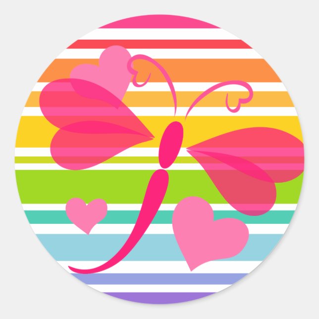 Sticker Rond Loverly Dragon (Devant)