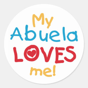 Sticker Rond LOVESMEabuela