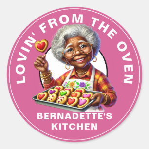 Sticker Rond Lovin' du four