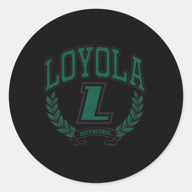 Sticker Rond Loyola Maryland Greyhounds Victoire (Devant)