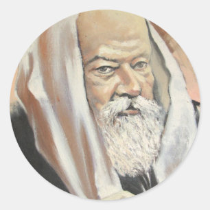 STICKER ROND LUBAVITCHER REBBE