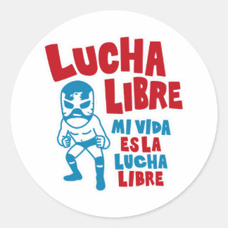 STICKER ROND LUCHA LIBRE#89