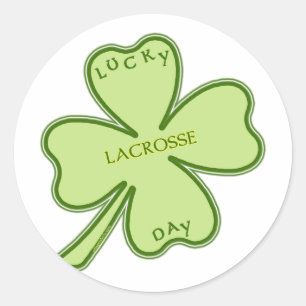Sticker Rond Lucky Day Lacrosse