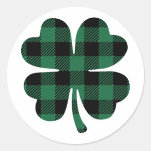 Sticker Rond Lucky - Embrassez la chance des Irlandais