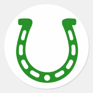 Sticker Rond Lucky - Embrassez la chance des Irlandais