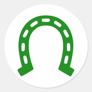 Sticker Rond Lucky - Embrassez la chance des Irlandais