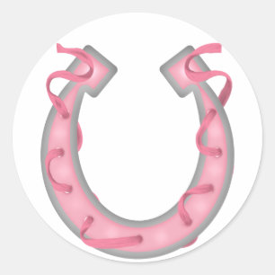 Sticker Rond Lucky Horseshoe - SRF