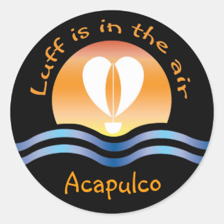 Sticker Rond Luffers Sunset_Luff est dans l'air Acapulco