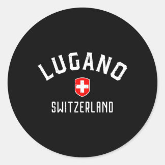 Sticker Rond Lugano Suisse