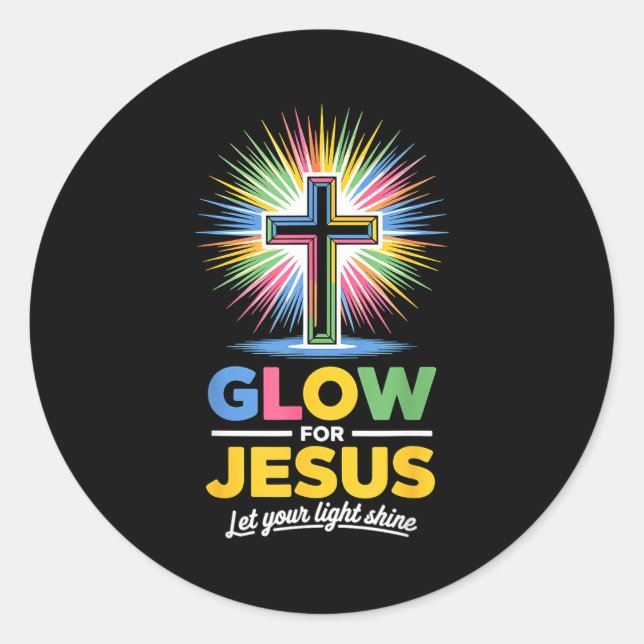 Sticker Rond Luira pour Jésus foi chrétienne  (Devant)