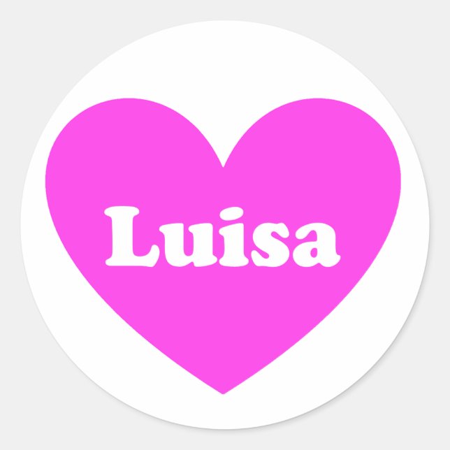 Sticker Rond Luisa (Devant)