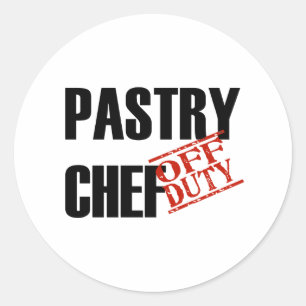 STICKER ROND LUMIÈRE EN CHEF PASTEUR HORS SERVICE