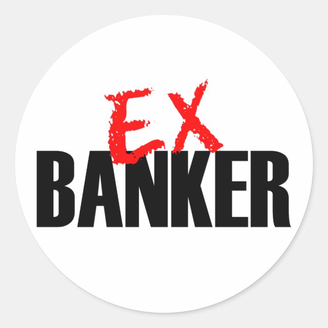 STICKER ROND LUMIÈRE EX BANKER (Devant)