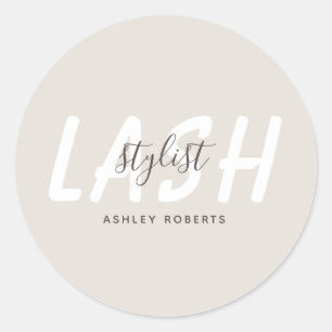 Sticker Rond Lumière styliste moderne violet