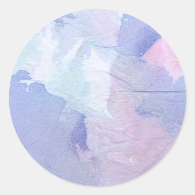 Sticker Rond Lumières du nord II (Devant)