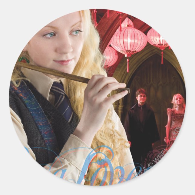 Sticker Rond Luna Lovegood Montage (Devant)