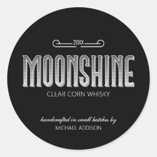Sticker Rond Lune