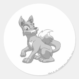 Sticker Rond Lupe Silver