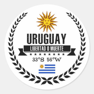 Sticker Rond L'Uruguay