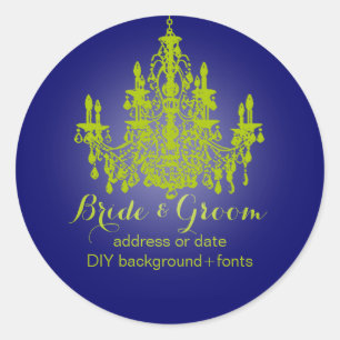 Sticker Rond lustre vert matcha PixDezines / fond DIY