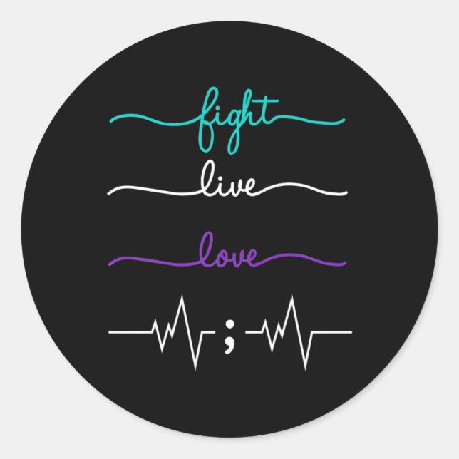 STICKER ROND LUTTE (Devant)