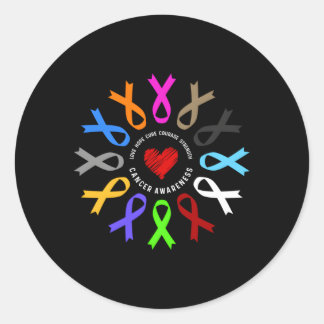 Sticker Rond Lutte contre le cancer