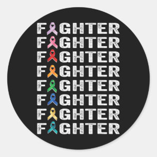 Sticker Rond Lutte contre le cancer Sensibilisation des surviva