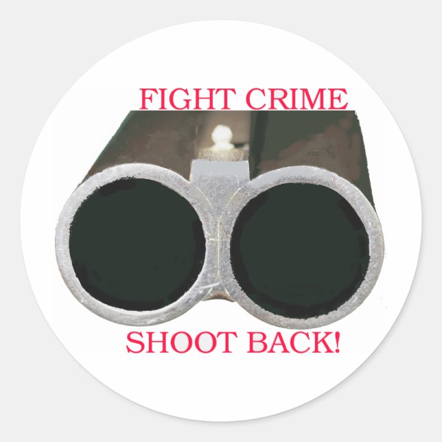 Sticker Rond Lutter contre la criminalité contre la drogue (Devant)