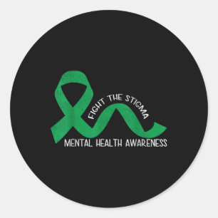 Sticker Rond Lutter contre la stigmatisation et la prévention d