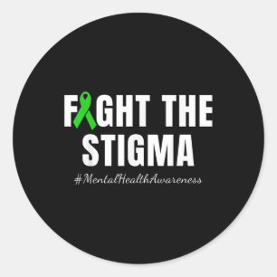 Sticker Rond Lutter contre la stigmatisation _ Mois de sensibil