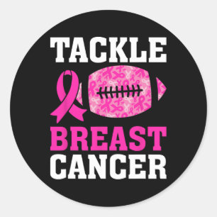 Sticker Rond Lutter contre le cancer du sein Lutter contre le F