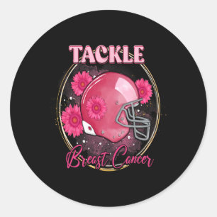 Sticker Rond Lutter contre le cancer du sein Sensibilisation au