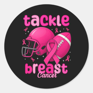 Sticker Rond Lutter contre le cancer du sein Sensibilisation de