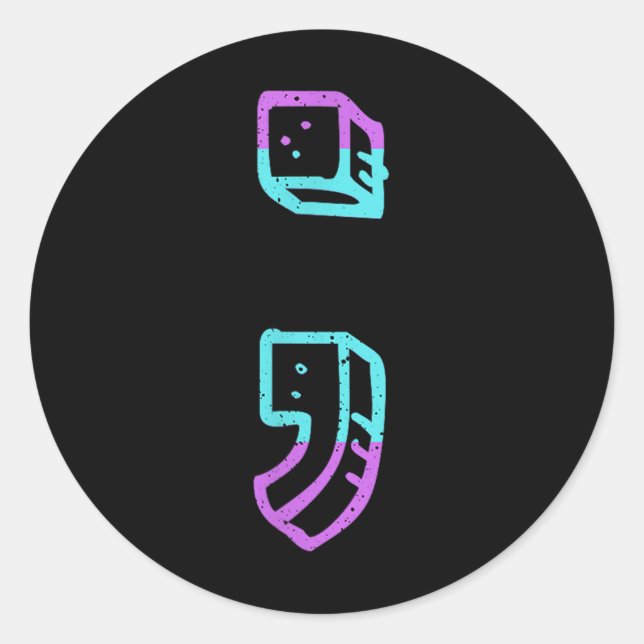 Sticker Rond Lutter toujours contre la prévention du suicide Se (Devant)