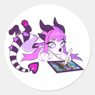 Sticker Rond Lux drawin