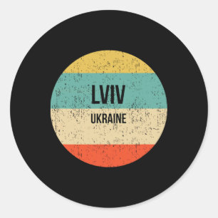 Sticker Rond Lviv Ukraine 3 