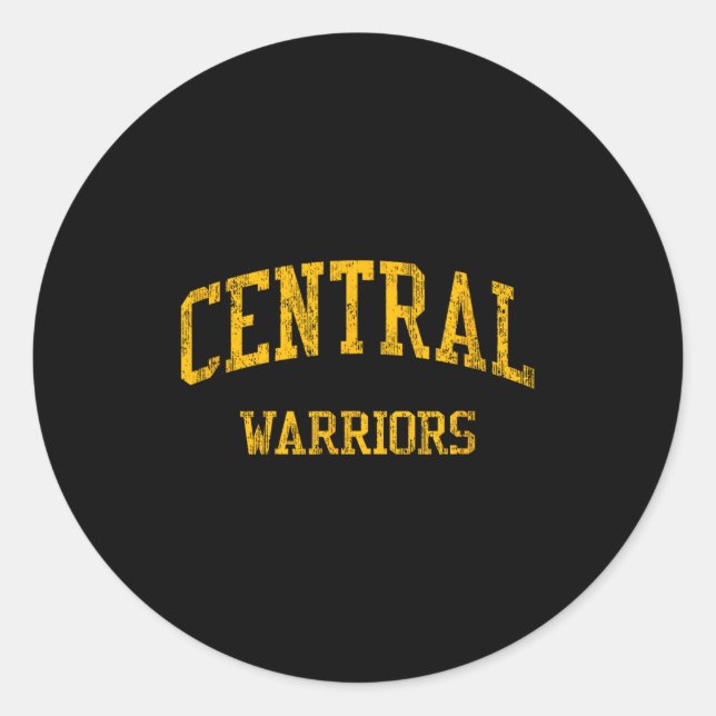 Sticker Rond Lycée Central High School Memphis (Devant)