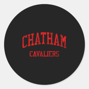 Sticker Rond Lycée Chatham Hs Chatham