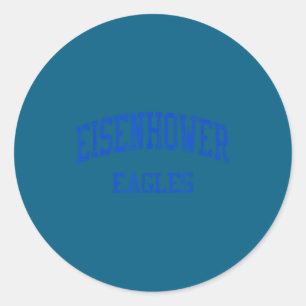 Sticker Rond Lycée Eisenhower Shelby Township Mi Vinta