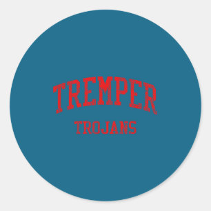 Sticker Rond Lycée Tremper hs kenosha wi sports vintage